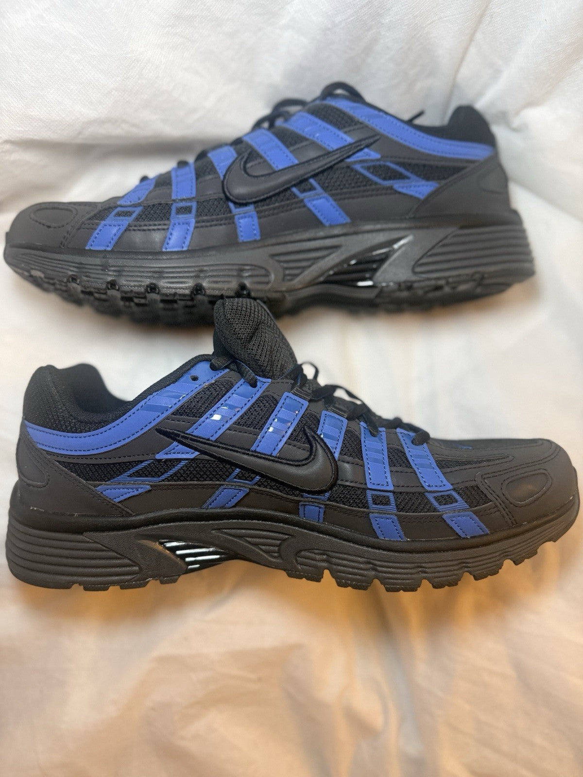 Men's Size 12 NIKE P-6000 Court Blue Black Anthracite Shoe HV6904-401 NEW