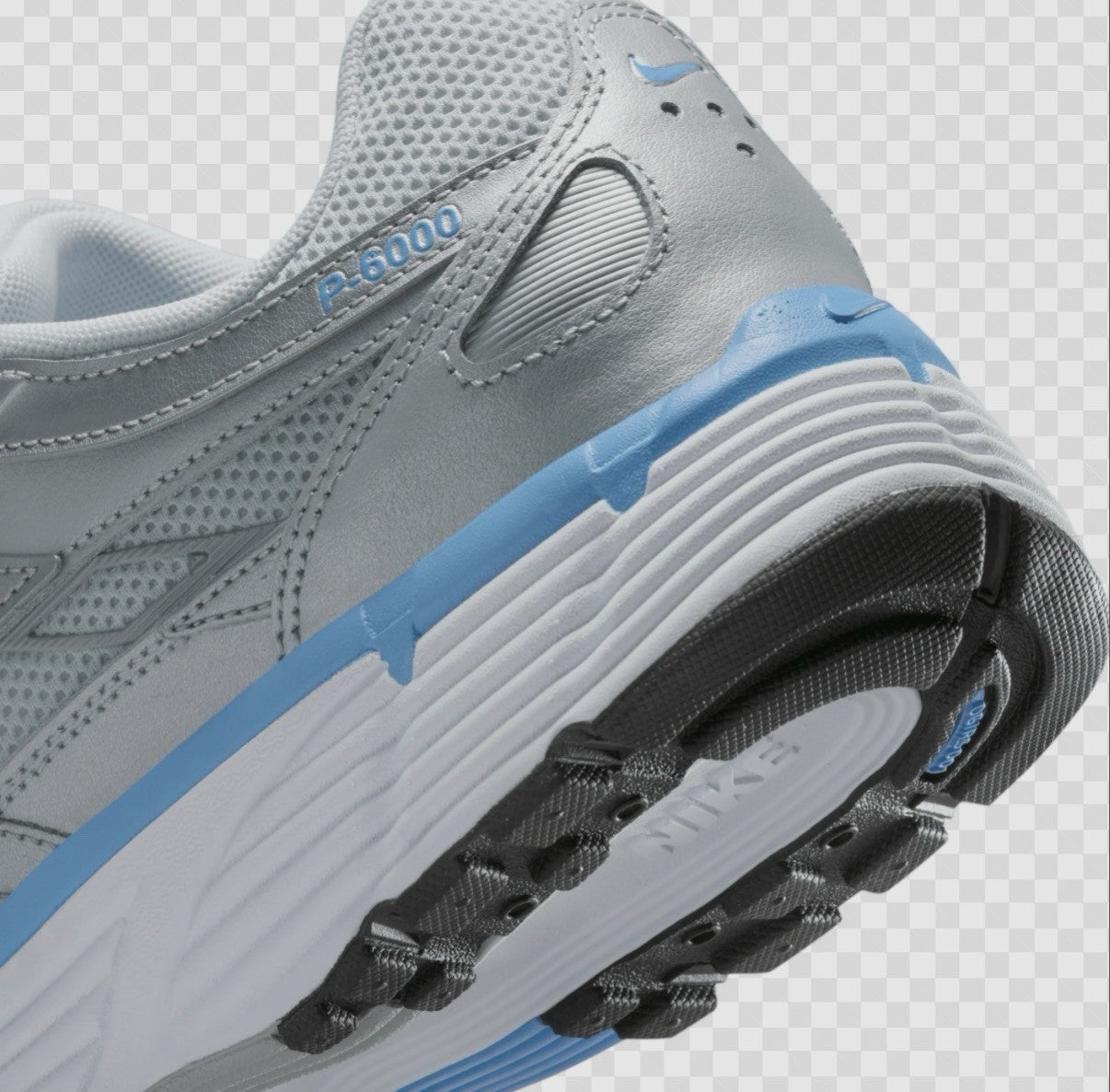 Nike P-6000 Platinum Silver University Blue Sneakers/Shoes CD6404025 Men's Sizes
