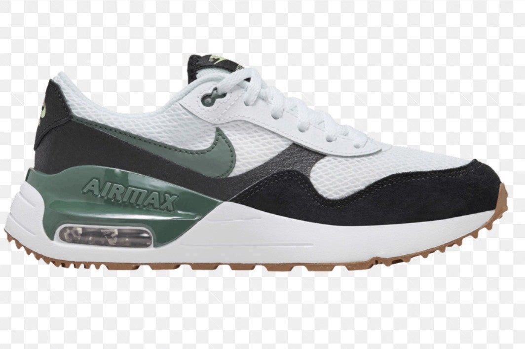 Nike Air Max Systm GS White Vintage Green Black Kids Youth Casual DQ0284-115