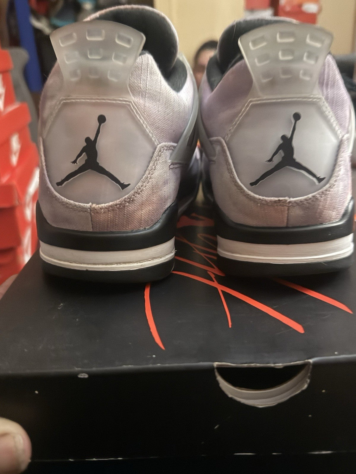 Jordan 4 Retro Zen Master Size 8.5 DH7138-506 Purple Pink Tie-Dye Men’s Shoes OG