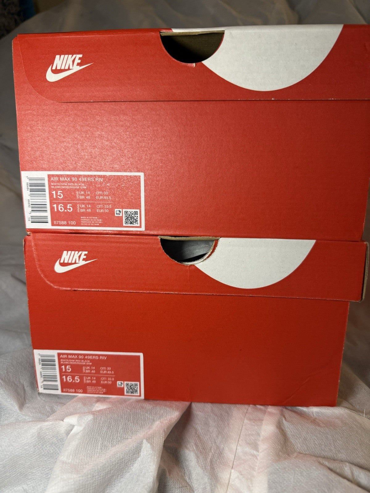 Nike Air Max 90 San Francisco 49ers Special Edition Mens Very Limited SZ 15