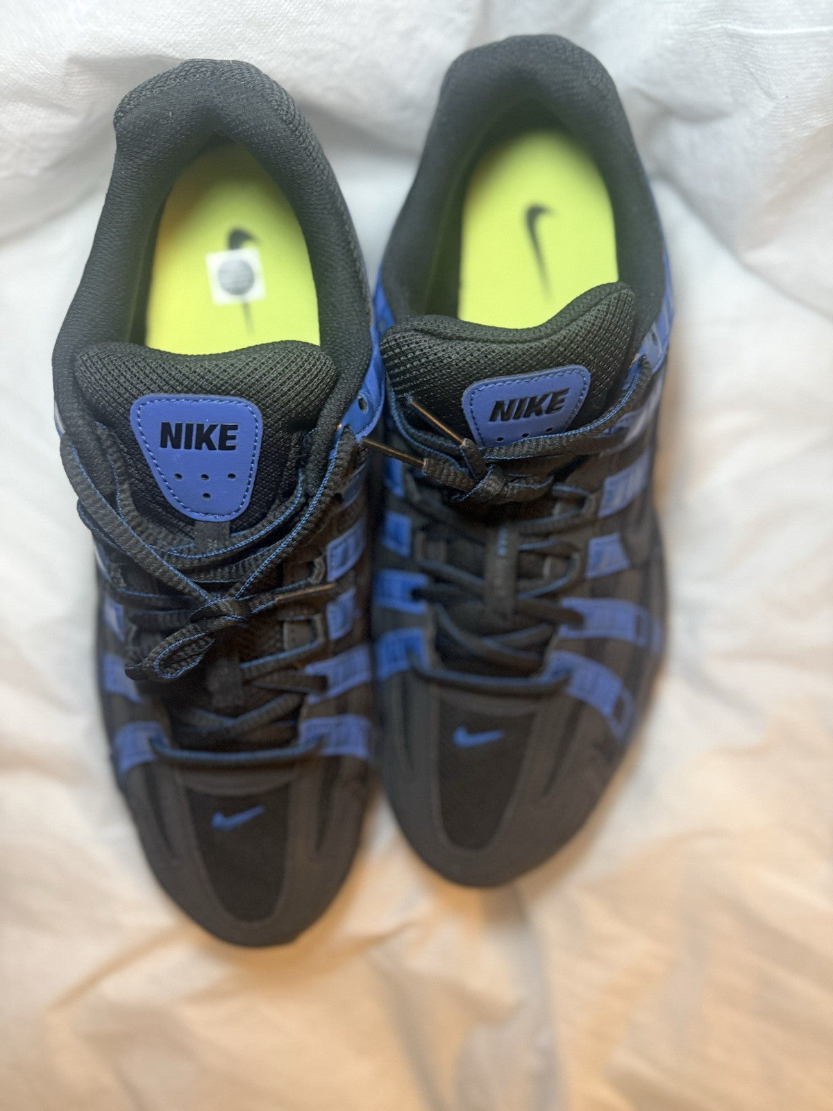 Men's Size 12 NIKE P-6000 Court Blue Black Anthracite Shoe HV6904-401 NEW