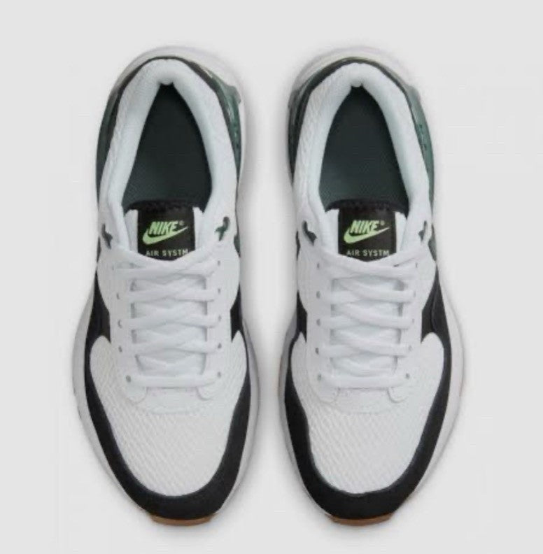 Nike Air Max Systm GS White Vintage Green Black Kids Youth Casual DQ0284-115