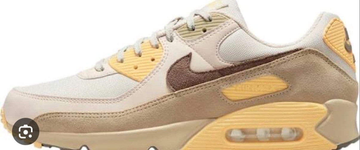 Nike Air Max 90 Light Bone/Black IB6392-002 Brand New In Box 100% Authentic 8.5M