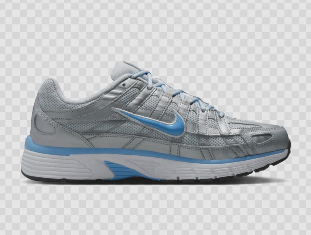 Nike P-6000 Platinum Silver University Blue Sneakers/Shoes CD6404025 Men's Sizes