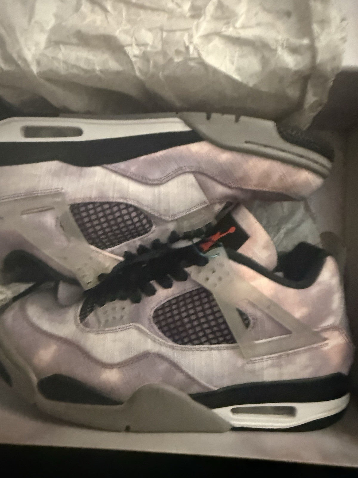 Jordan 4 Retro Zen Master Size 8.5 DH7138-506 Purple Pink Tie-Dye Men’s Shoes OG