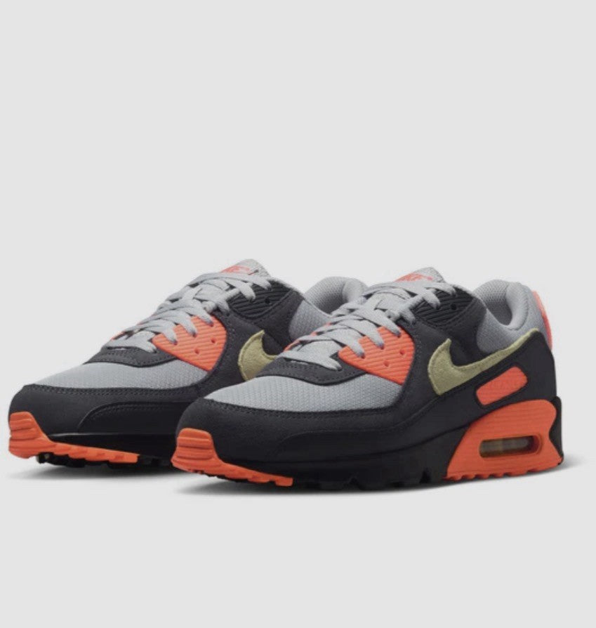 NIB Nike Air Max 90 Hyper Crimson Dark Smoke Grey DM0029-108 Men's Size 8.5-12