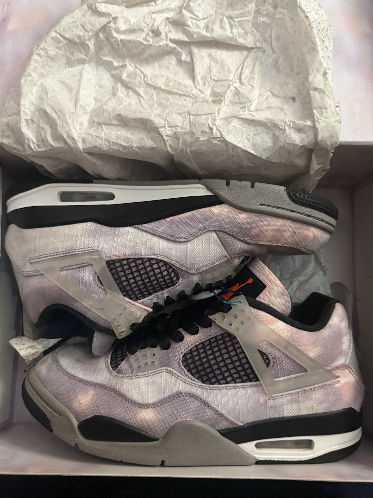 Jordan 4 Retro Zen Master Size 8.5 DH7138-506 Purple Pink Tie-Dye Men’s Shoes OG