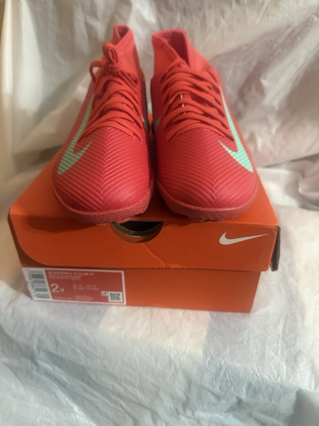Nike Jr. Superfly 10 CLUB YOUTH TURF Soccer Cleats FQ8313-800