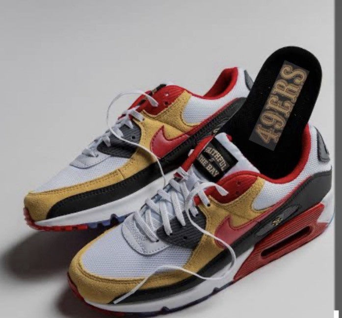 Nike Air Max 90 San Francisco 49ers Special Edition Mens Very Limited SZ 15