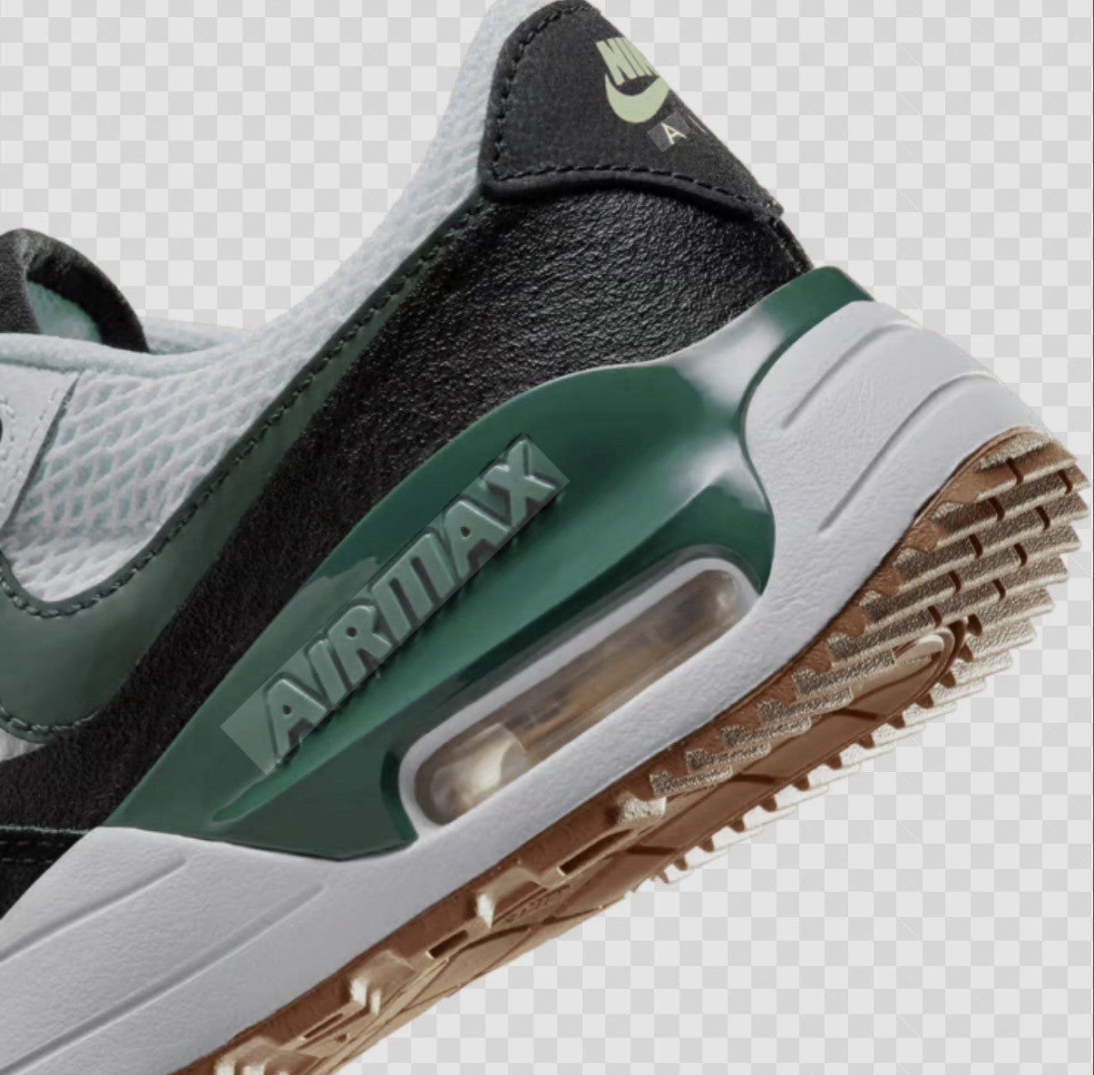Nike Air Max Systm GS White Vintage Green Black Kids Youth Casual DQ0284-115