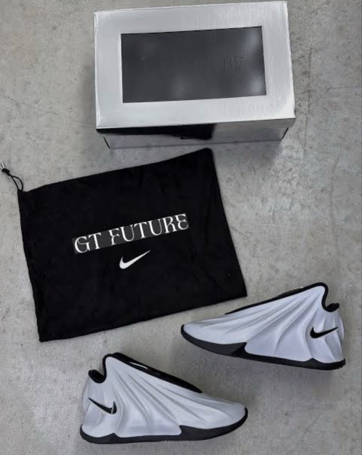 Nike GT Future Metallic Silver Black White FZ5590-002 G.T. Future Sz 7M