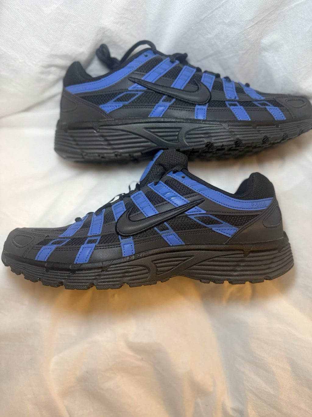Men's Size 12 NIKE P-6000 Court Blue Black Anthracite Shoe HV6904-401 NEW