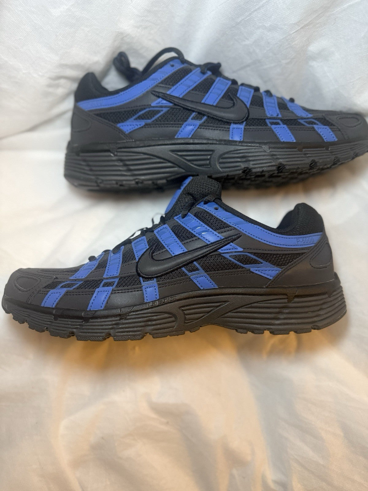 Men's Size 12 NIKE P-6000 Court Blue Black Anthracite Shoe HV6904-401 NEW