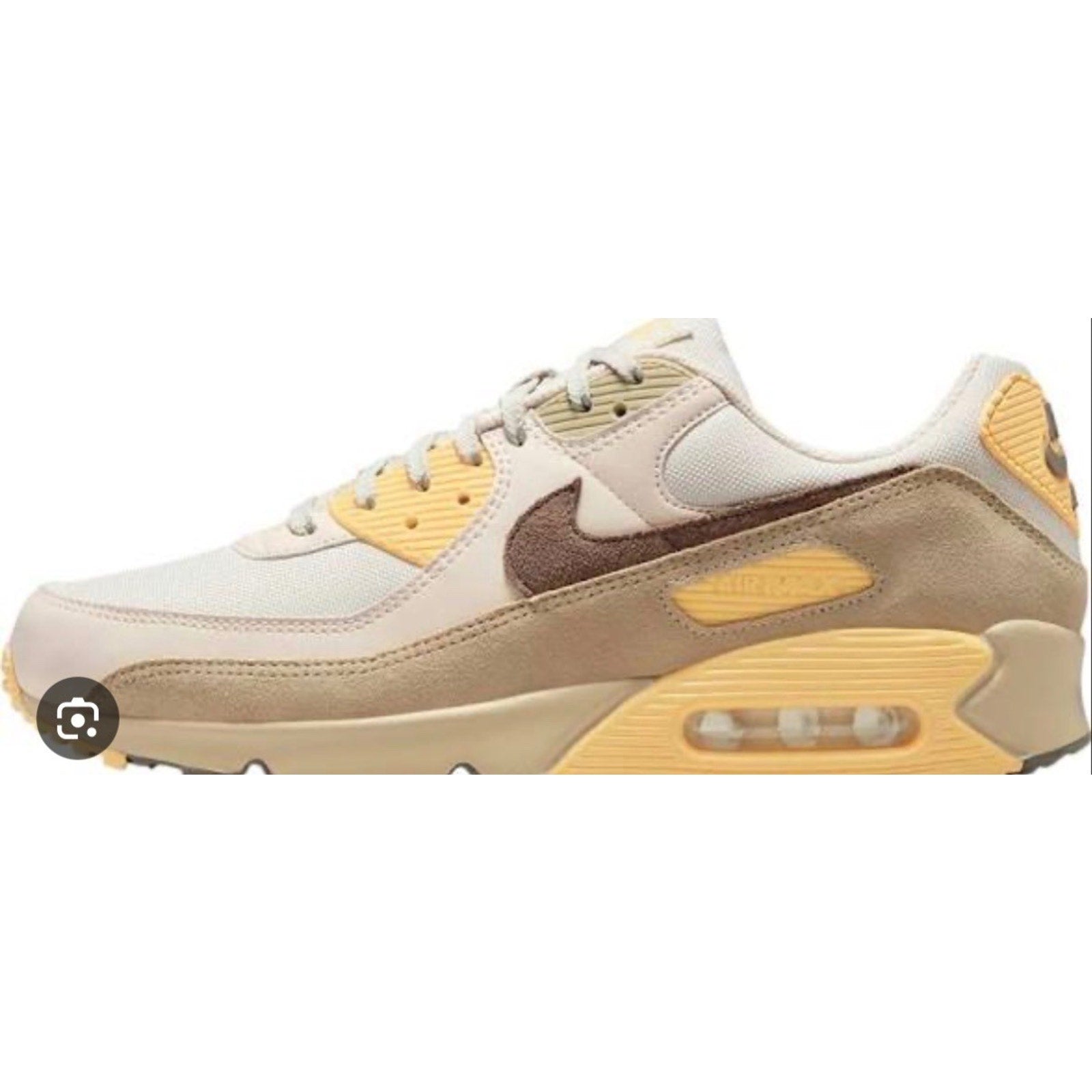 Nike Air Max 90 Light Bone/Black IB6392-002 Brand New In Box 100% Authentic 8.5M